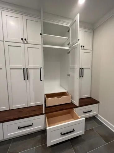 custom cabinets and drawers